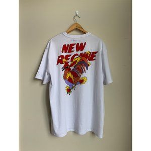 Ricardo Cavolo X New Regime Flaming Rooster T-Shirt